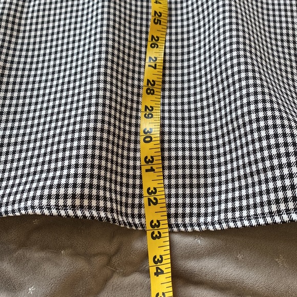 JOYFOLIE MAE SLIP DRESS IN BLACK & WHITE Check Plaid - Picture 7 of 10